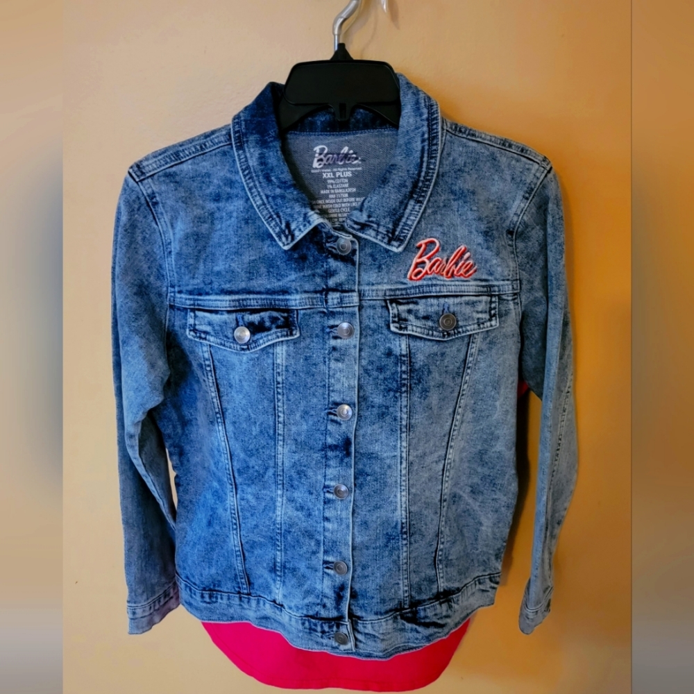 Nwt!! Barbie denim jacket